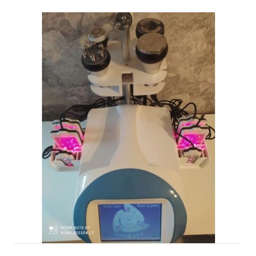 Körperpflegegerät, 6 in 1 Aurelijos SPA, Kavitation, Radiolifting, Lymphdrainage mit Lipo-Vakuum und Laser