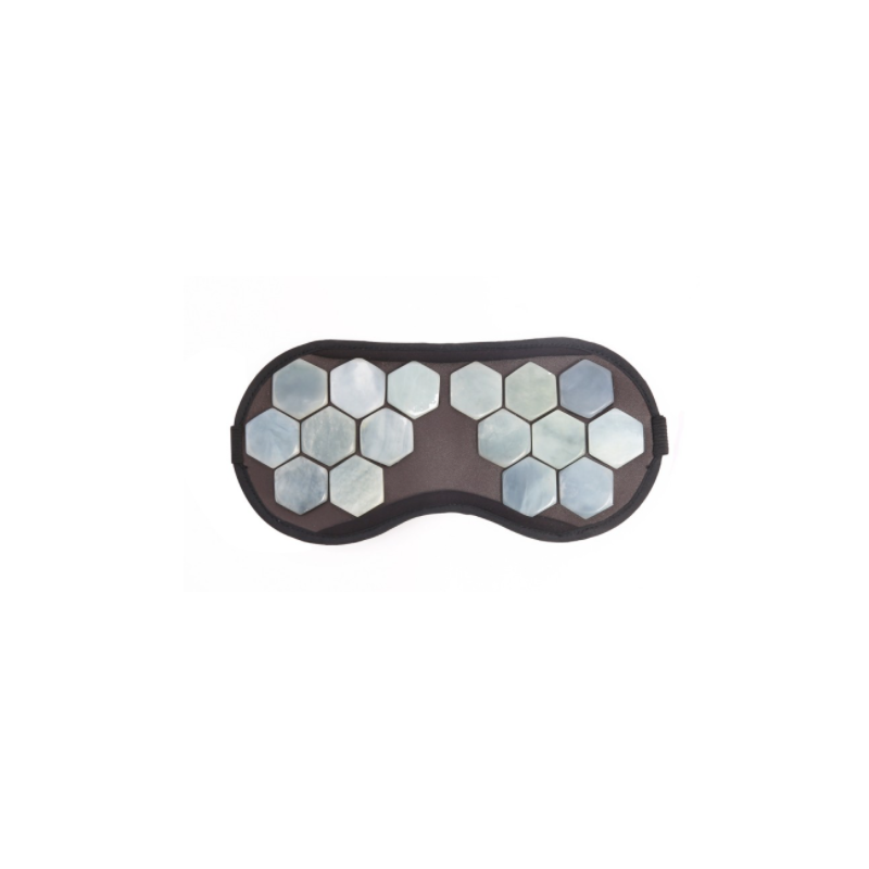 Gesichtsmaske mit Jadesteinen