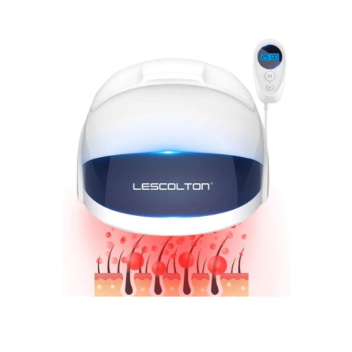 LESCOLTON Helm-Haarwuchsgerät, 26 Laserdioden, 30 LEDs