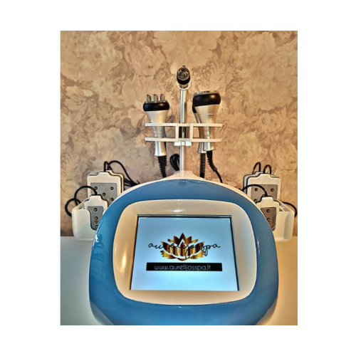 6in1 PRO Körperremodellierung, Aurelijos Spa, Ultraschallkavitation, Vakuummassage, Lipo-Laser