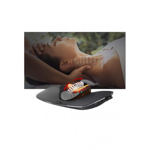 Alphay 4 in 1 Medizinisches Gerät für den zervikalen Bereich - Massage, Bewegungstherapie, Schwarz